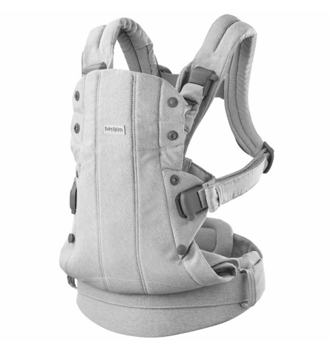 BABYBJORN - nosidełko Harmony Woven | Jasny Szary Melanż